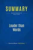 Summary: Louder than Words (eBook, ePUB)