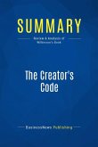 Summary: The Creator's Code (eBook, ePUB)