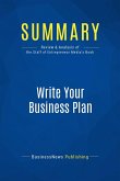 Summary: Write Your Business Plan (eBook, ePUB)