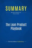 Summary: The Lean Product Playbook (eBook, ePUB)
