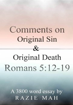 Cover Comments on Original Sin and Original Death: Romans 5:12-19 (eBook, ePUB)