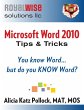 Microsoft Word Tips & Tricks: You Know... - Bild 1