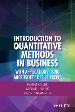 Introduction to Quantitative Methods in Business (eBook, ePUB) - Kolluri, Bharat; Panik, Michael J.; Singamsetti, Rao N.