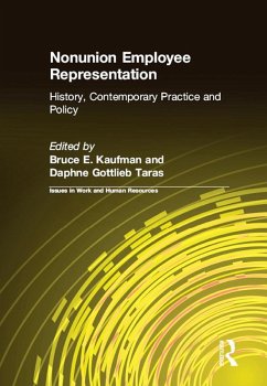 Nonunion Employee Representation (eBook, ePUB) - Kaufman, Bruce E.; Taras, Daphne Gottlieb