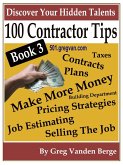 100 Tips For Contractors: Book 3 (eBook, ePUB) 100 Tips For Contractors: Book 3 (eBook, ePUB)