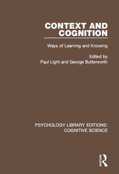 Context and Cognition (eBook, ePUB)