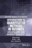 Solutions Manual to Accompany Introduction to Quantitative Methods in Business (eBook, PDF)