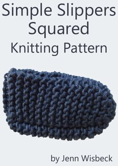 Cover Simple Slippers Squared Knitting Pattern (eBook, ePUB)