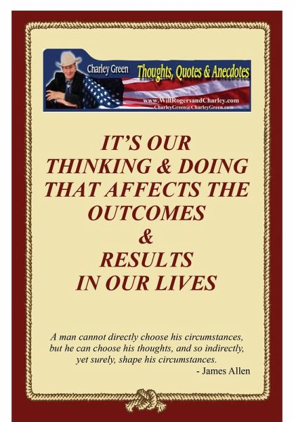 Our Thinking & Doing Determines Our Outcomes & Results (eBook, ePUB)