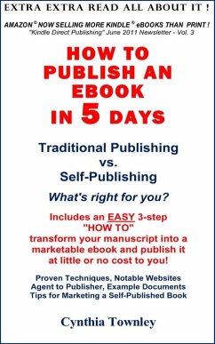 How To Publish An Ebook In 5 Days (eBook, ePUB) - Townley, Cynthia