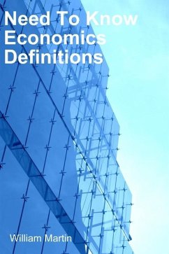 Cover Need To Know Economics defintions (eBook, ePUB)