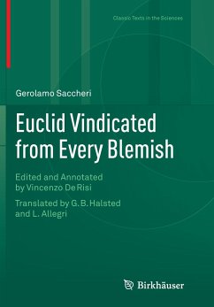 Euclid Vindicated from Every Blemish - Saccheri, Gerolamo