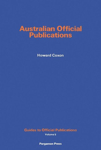Australian Official Publications (eBook, PDF)
