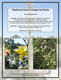 Medicinal Uses of Chaparral Plants (eBook, ePUB) - Guignard, Eric J.