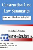 Construction Case Law Summaries: Contractor Liability, Spring 2011 (eBook, ePUB)