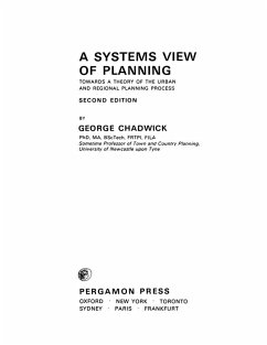 A Systems View of Planning (eBook, PDF) - Chadwick, George