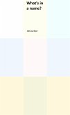 Whats In a Name (eBook, ePUB)