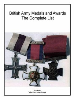 British Army Medals & Awards: The Complete List (eBook, ePUB) - Carrington-Woods, Toby