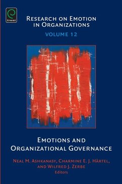 Cover Emotions and Organizational Governance (eBook, ePUB)