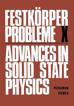 Advances in Solid State Physics (eBook, PDF)