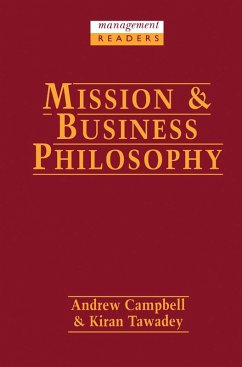 Mission and Business Philosophy (eBook, PDF) - Campbell, Andrew; Tawadey, Kiran