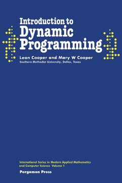 Introduction to Dynamic Programming (eBook, PDF) - Cooper, Leon; Cooper, Mary W.