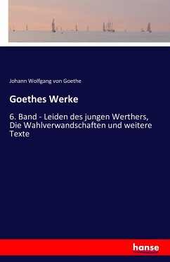 Goethes Werke: 6. Band - Leiden des jungen Werthers, Die Wahlverwandschaften und weitere Texte