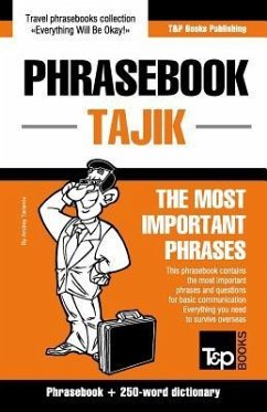 English-Tajik phrasebook and 250-word mini dictionary - Taranov, Andrey
