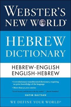 Webster's New World Hebrew Dictionary - Baltsan, Hayim