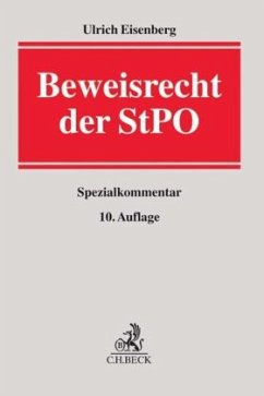 Beweisrecht der StPO, Spezialkommentar - Eisenberg, Ulrich