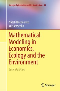 Mathematical Modeling in Economics, Ecology and the Environment - Hritonenko, Natali;Yatsenko, Yuri