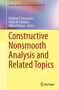 Constructive Nonsmooth Analysis and Related Topics