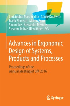 Advances in Ergonomic Design of Systems, Products and Processes