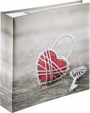 Hama Memo Rustico 22,5x22,5 200 Bild. 10x15 Metal Heart 2168