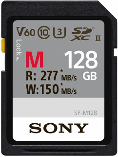 Sony SDXC M series 128GB UHS-II Class 10 U3 V60
