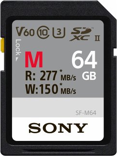 Sony SDXC M series 64GB UHS-II Class 10 U3 V60