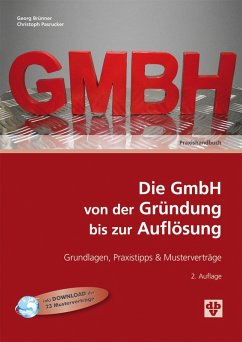 Die GmbH von der Gründung bis zur Auflösung (Ausgabe Österreich) (eBook, PDF) - Brünner, Georg; Pasrucker, Christoph