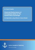 Financial Performance of Companies listed on the Kuwait Stock Exchange. An Exploration using Altman¿s Z-Score Model