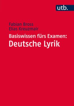 Basiswissen fürs Examen: Deutsche Lyrik - Bross, Fabian;Kreuzmair, Elias