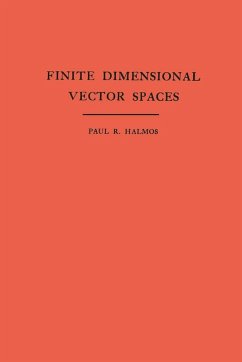 Finite Dimensional Vector Spaces. (AM-7), Volume 7 (eBook, PDF) - Halmos, Paul R.