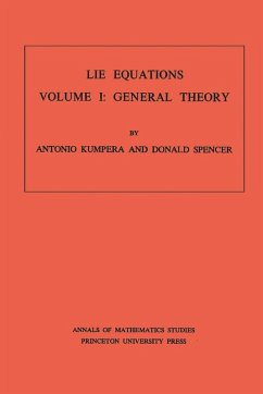 Lie Equations, Vol. I (eBook, PDF) - Kumpera, Antonio
