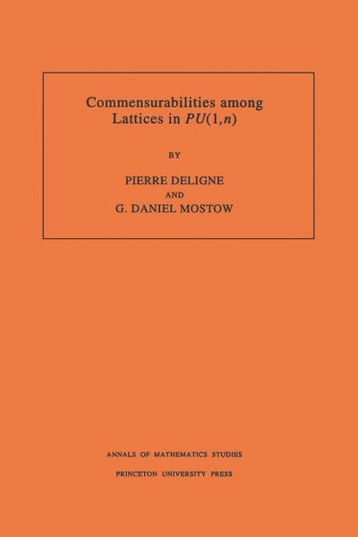 Commensurabilities among Lattices in PU (1,n). (AM-132), Volume 132 (eBook, PDF)