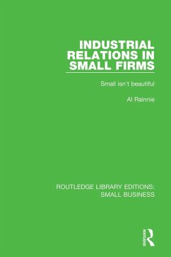 Cover Industrial Relations in Small Firms (eBook, PDF)