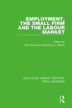 Cover Employment, the Small Firm and the Labour Market (eBook, ePUB)