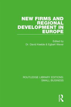 New Firms and Regional Development in Europe (eBook, ePUB)