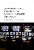 Awareness and Control in Sociolinguistic Research (eBook, PDF)