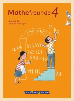 Mathefreunde - Süd 4. Schuljahr - Schülerbuch mit Kartonbeilagen - Schlabitz, Birgit;Fiedler, Kathrin;Elsner, Jana;Wallis, Edmund
