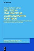 Deutsch-italienische Lexikographie vor 1900 (eBook, ePUB)