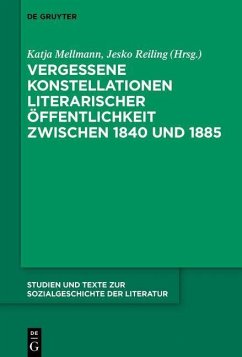 Cover Vergessene Konstellationen literarischer Öffentlichkeit zwischen 1840 und 1885 (eBook, ePUB)