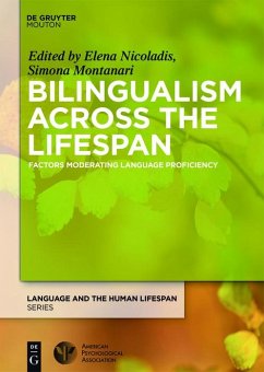 Bilingualism Across the Lifespan (eBook, ePUB)